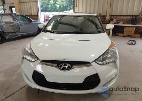 2012 Hyundai Veloster Base W/Gray из США, поврежденный, VIN KMHTC6AD2CU064820